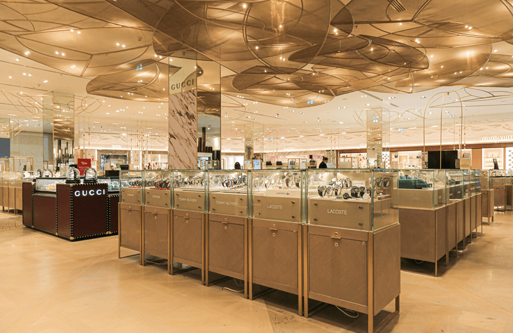 Interior design for Galeries Lafayette in The Dubai Mall - Ashtaar Interiors
