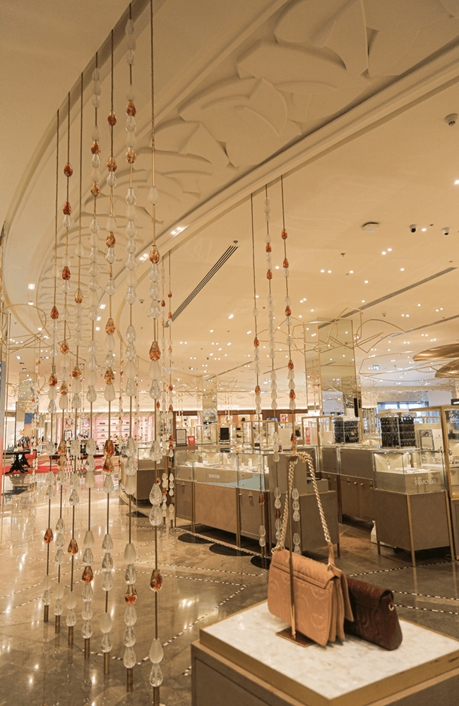 Interior design for Galeries Lafayette in The Dubai Mall - Ashtaar Interiors
