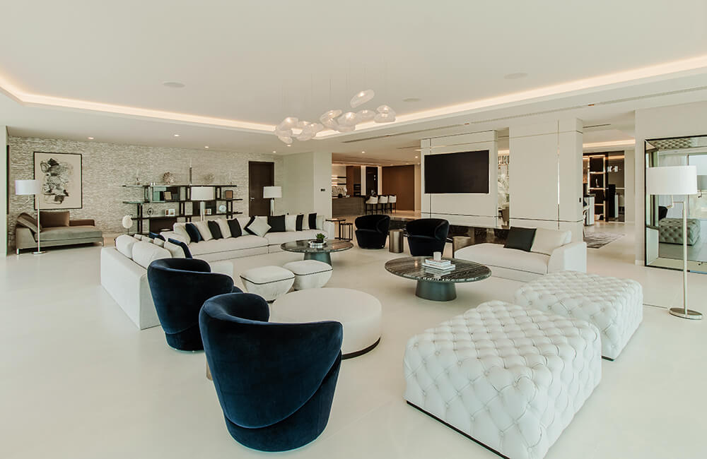 Private Apartment Luxury Interior Design - Ashtaar Interior Design Dubai