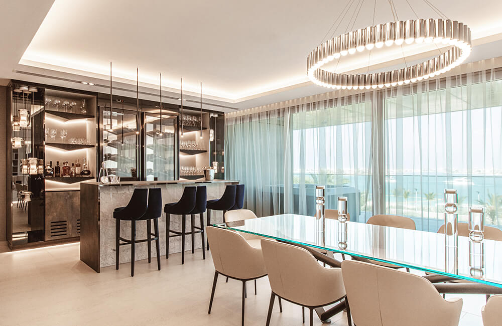 Private Apartment W Residence Palm Jumeirah - Ashtaar Interior Design