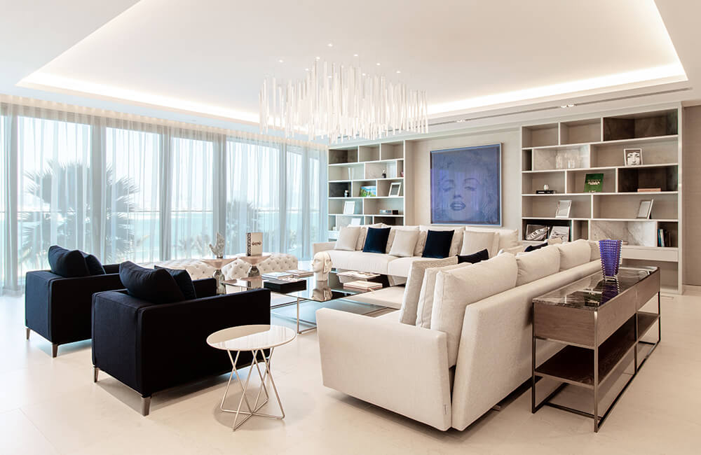 Private Apartment W Residence Palm Jumeirah - Ashtaar Interior Design